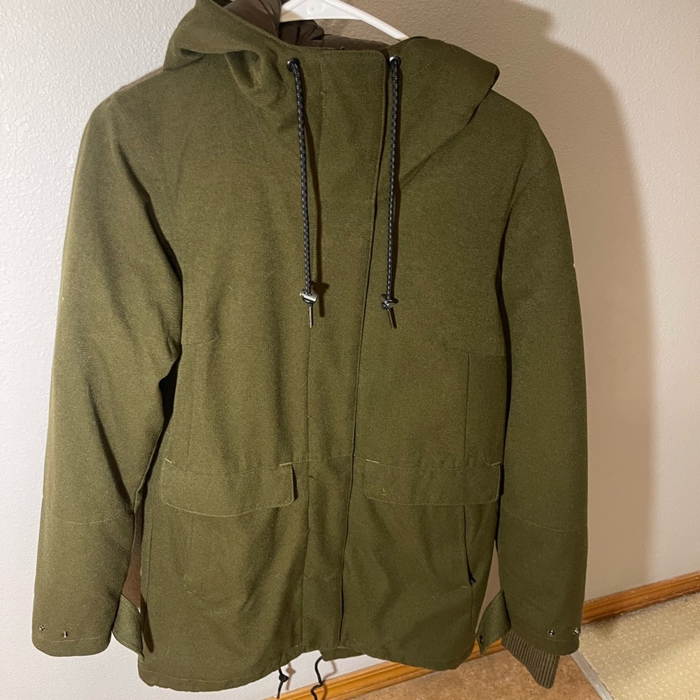 Columbia Olive Green Hooded Jacket